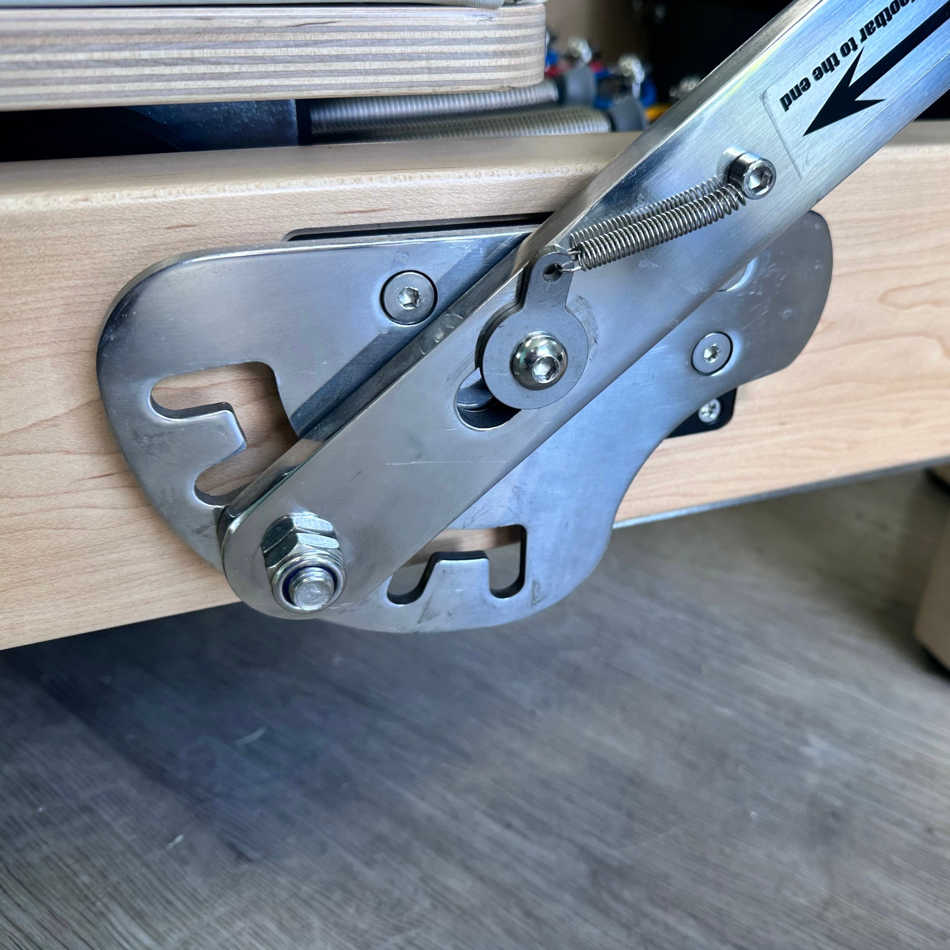 Footbar Plate for Maple Wood Reformer- Left
