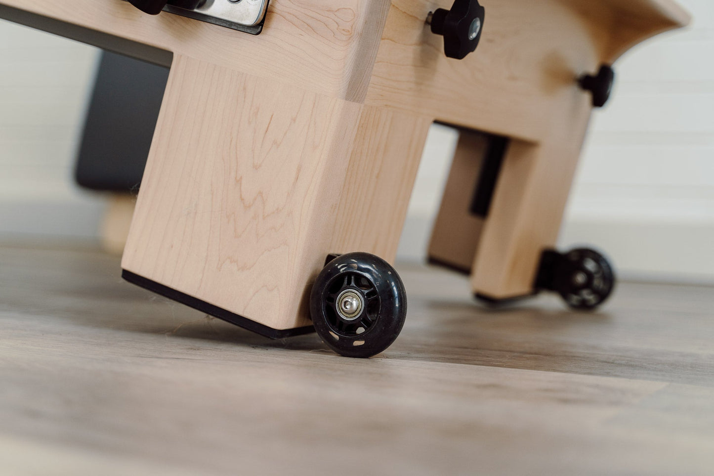 Elite Wood Reformer with Full Sliding Footbar- Grey