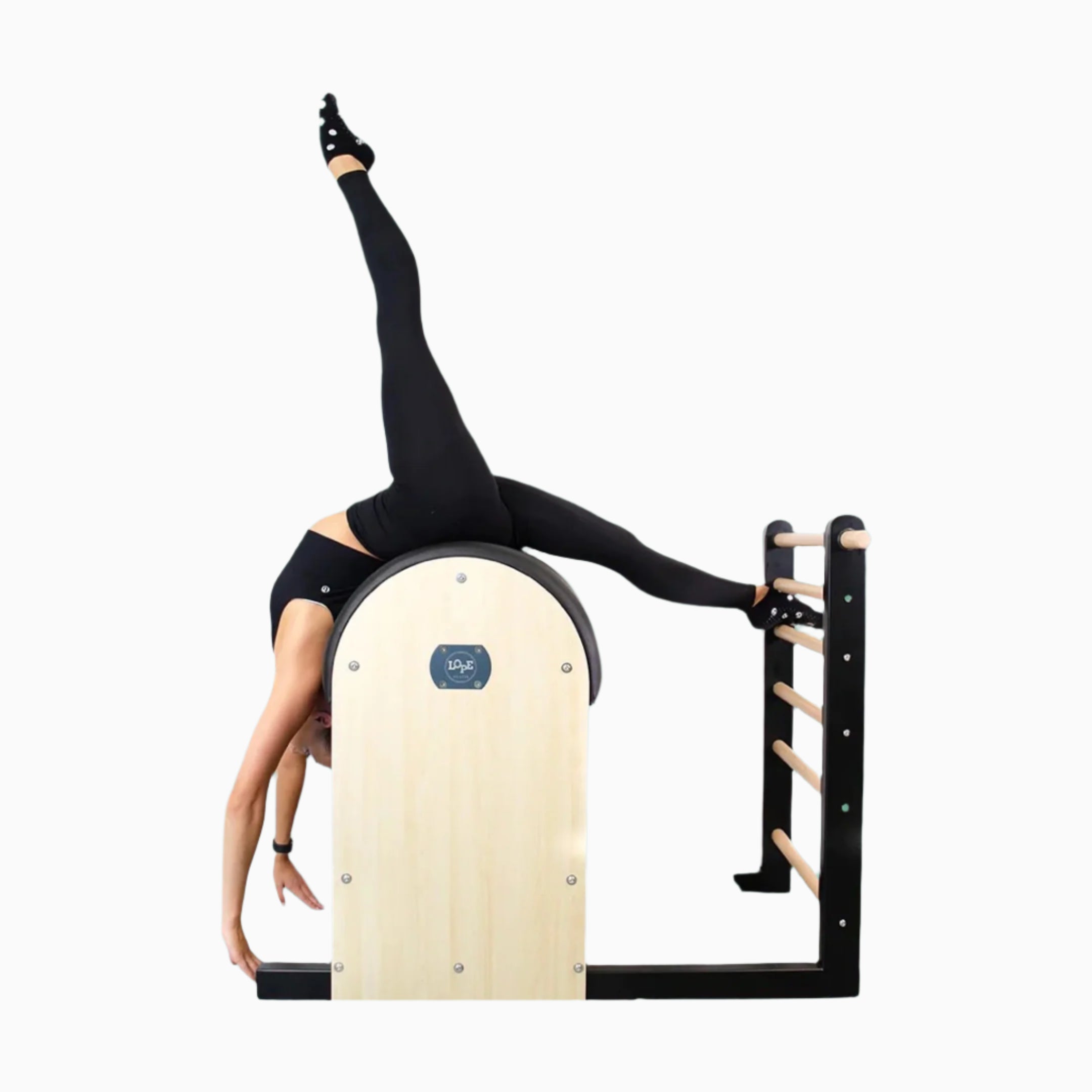 Ladder Barrel Steel Frame Black