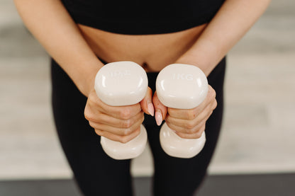 1kg Hand Held Weights 8 pairs